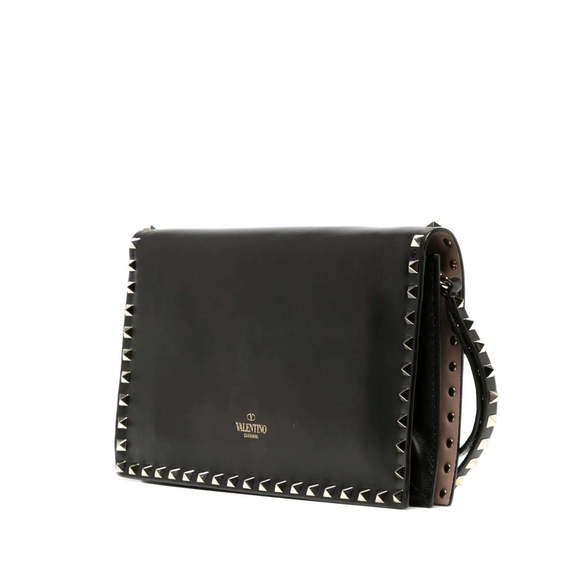 Valentino Rockstud Leather Clutch Bag - Picture 3 of 5